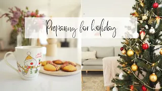 Decorating and baking for Christmas | Christmas vlog | silent vlog