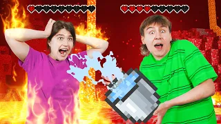 MINECRAFT NOOB vs. NETHER?! - Minecraft Hardcore