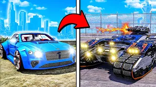Converting Civilians Cars to ARMY CARS in GTA 5!