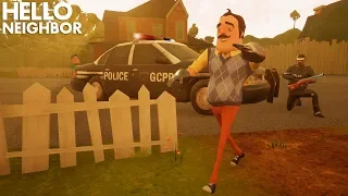 The Police Show Up TO THE NEIGHBOR’S HOUSE!!! (To Arrest Him?) | Hello Neighbor Gameplay (Mods)