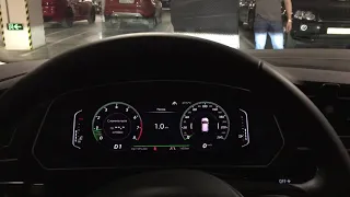 Работа системы автоматического торможения при парковке Тигуан Tiguan