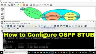 How to configure OSPF STUB || Configuration || [ENGLISH]