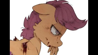 [GORE] Useless wings - MLP Speedpaint