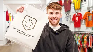 Stephen Tries Goes Shopping For CLASSIC Football Shirts! - Shirt Shopping