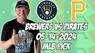 Milwaukee Brewers vs Pittsburgh Pirates 5/14/24 MLB Pick & Prediction | MLB Betting Tips