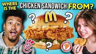 ULTIMATE Chicken Sandwich Taste Test! (Chick-Fil-A, McDonald’s, Popeyes & More!)