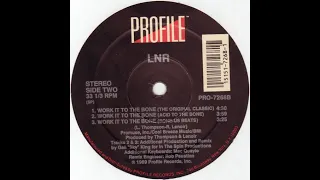 LNR - Work It To The Bone (The Original Classic) Profile records 1989