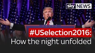 #USelection2016: How the night unfolded and Donald Trump won