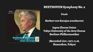 BEETHOVEN Symphony No. 9 - finale (Karajan)(1977 Live)