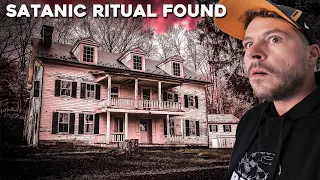 SATANIC RITUAL FOUND AT HAUNTED DEMON HOUSE!  EVIL ENTITY INSIDE MY ABANDONED FARM HOUSE