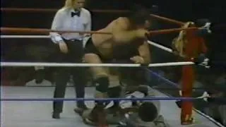 Terry Funk Beats the Snot Out of Mel Phillips