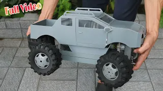 RC off-road vehicle / Idea made from PVC
