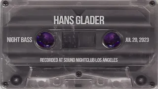 Hans Glader Spins LIVE UKG & Bassline | Night Bass LA (July 20, 2023)