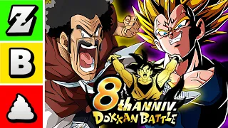 8th Dokkan Anniversary Free to Play Tier List