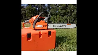 Fix a stuck chainsaw brake - Husqvarna 445