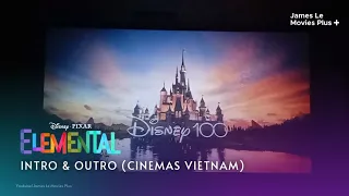 Disney 100 / Pixar (2023) - Elemental & Carl's Date Intro & Outro (Cinemas Vietnam)