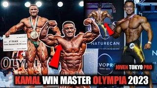 Kamal elgargin win master Olympia 2023/joven sagabain win Tokyo pro 2023