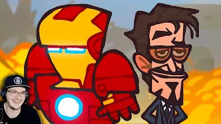 ЖЕЛЕЗНЫЙ ЧЕЛОВЕК ► НАСТОЯЩАЯЯ ВЕРСИЯ ( The Ultimate "Iron Man" Recap Cartoon ) | Реакция