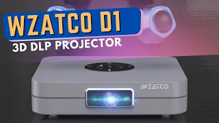 WZATCO D1 3D DLP Projector Review | Full HD, Android, iOS, 1080P