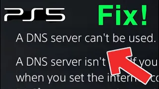 PS5 Error "A DNS Server Can't be used" FIX NEW!