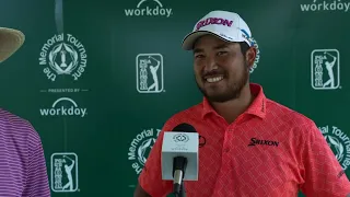 Hideki Matsuyama Friday Japanese Flash Interview 2023 The Memorial Tournament presented by Workday