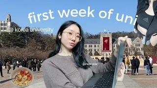 first week of UNI 💻 🧸👓 @korea university