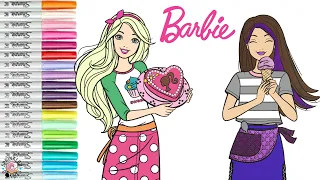 Barbie and Friends Coloring Book Pages Barbie Skipper Teresa Sweet Treats