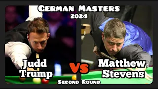 Judd Trump vs Matthew Stevens - German Masters Snooker 2024 - Second Round Live (Full Match)