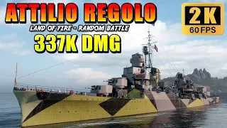 Destroyer Attilio Regolo - very close to the record dmg