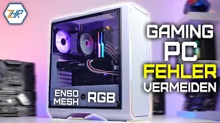 Die 5 HÄUFIGSTEN Fehler beim GAMING PC zusammenbauen - SO geht's RICHTIG!