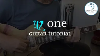 Edosounds - U2 One (guitar cover + tutorial)