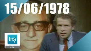 20h Antenne 2 du 15 juin 1978 - Fraude fiscale du Président italien | Archive INA