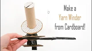 DIY Yarn Winder | Simple Cardboard Project | How to Make Your Own Centre Pull Balls of Yarn