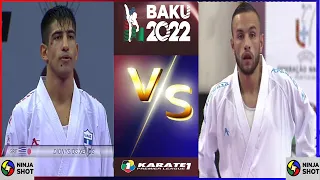 Karate1 premier League Baku 2022 | FINAL Gold Medal  Male Kumite -67 kg Steven DaCosta VS Xenos