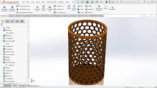 SolidWorks Tutorial - Honey Comb Pencil Box