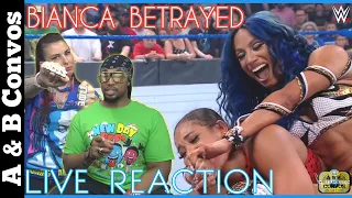 Sasha Banks Turns on Bianca Belair - LIVE REACTION | Smackdown Live 7/30/21