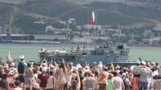 День ВМФ в  Новороссийске 2017.  Освобождение катера от Пиратов