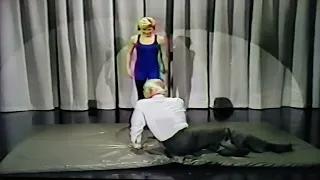 Tonight Show-Johnny gets a wrestling lesson; February 11, 1986