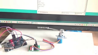 Управление шаговым двигателем от Arduino. Часть 1.