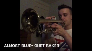 Almost Blue- Chet Baker | Trumpet solo cover transcription