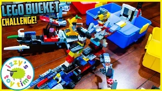 LEGO Bucket Challenge with Izzy's Toy Time! Cars !