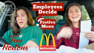 letting employees decide what we eat *FESTIVE MENU* edition || with my sister!! || 2023