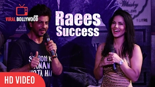 Raees Prasing Laila Sunny Leone | Raees Success Party | Viralbollywood