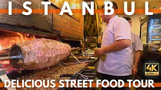 Delicious Turkish Street Food Tour Istanbul Turkey 2022 In Sirkeci & Kadıköy | 4K UHD 60FPS |