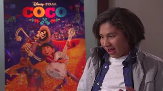 Interview with Anthony Gonzalez the voice of Miguel in Disney Pixar's film CoCo