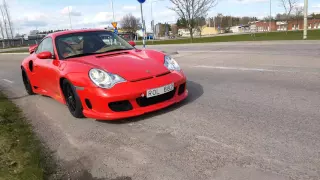 2000 Porsche 996 911 turbo GEMBALLA GTR 750 EVO biturbo Great sound!