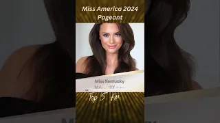 Miss America Top 5 Finalists 2024 Pageant #missamerica #finalists