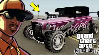 5 CARROS RAROS e VEICULOS ESCONDIDOS EM GTA SAN ANDREAS