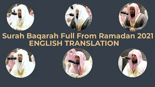 ENGLISH | Makkah 2021 | Surah Baqarah Full | Amazing Compilation | Light Upon Light