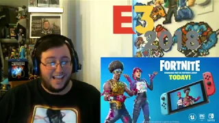 Fortnite on SWITCH! - Nintendo Direct E3 2018 LIVE Group Reaction